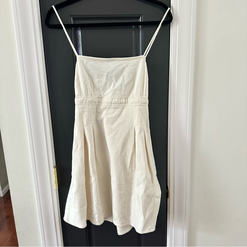 Cream Denim Babydoll